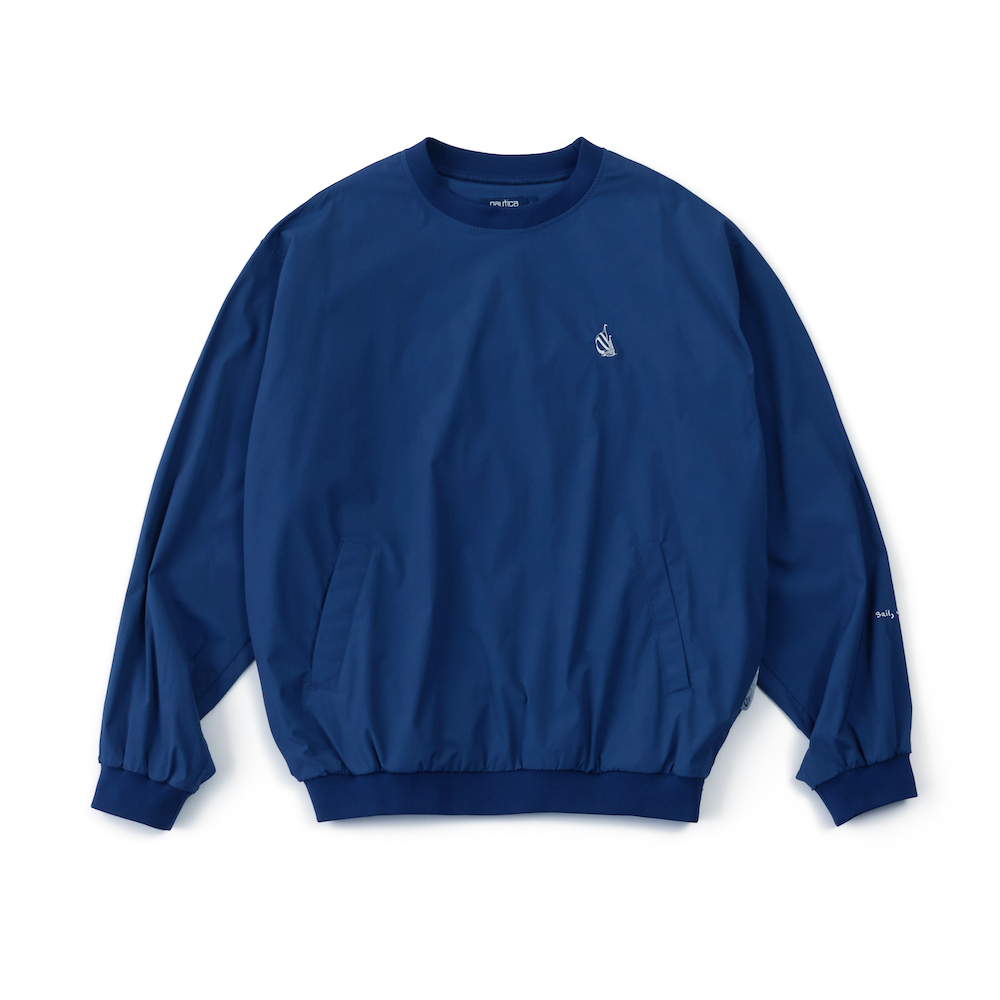 WOVEN SPAN PULLOVER 320 BLUE