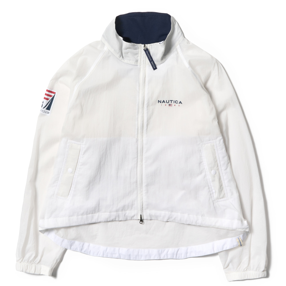 CROPPED AIR YACHT PARKA 044 WHITE