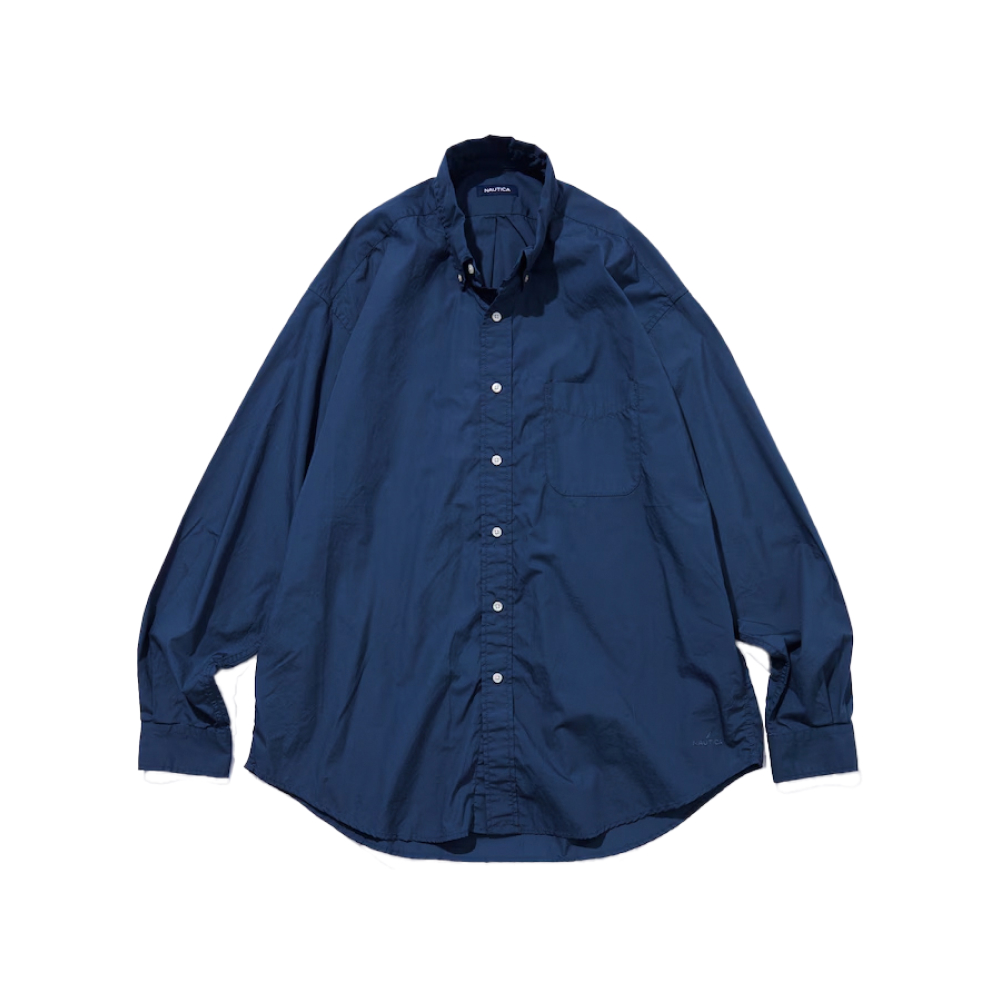 [JP LINE] FADED L/S SHIRT (BROADCLOTH) 517 NAVY